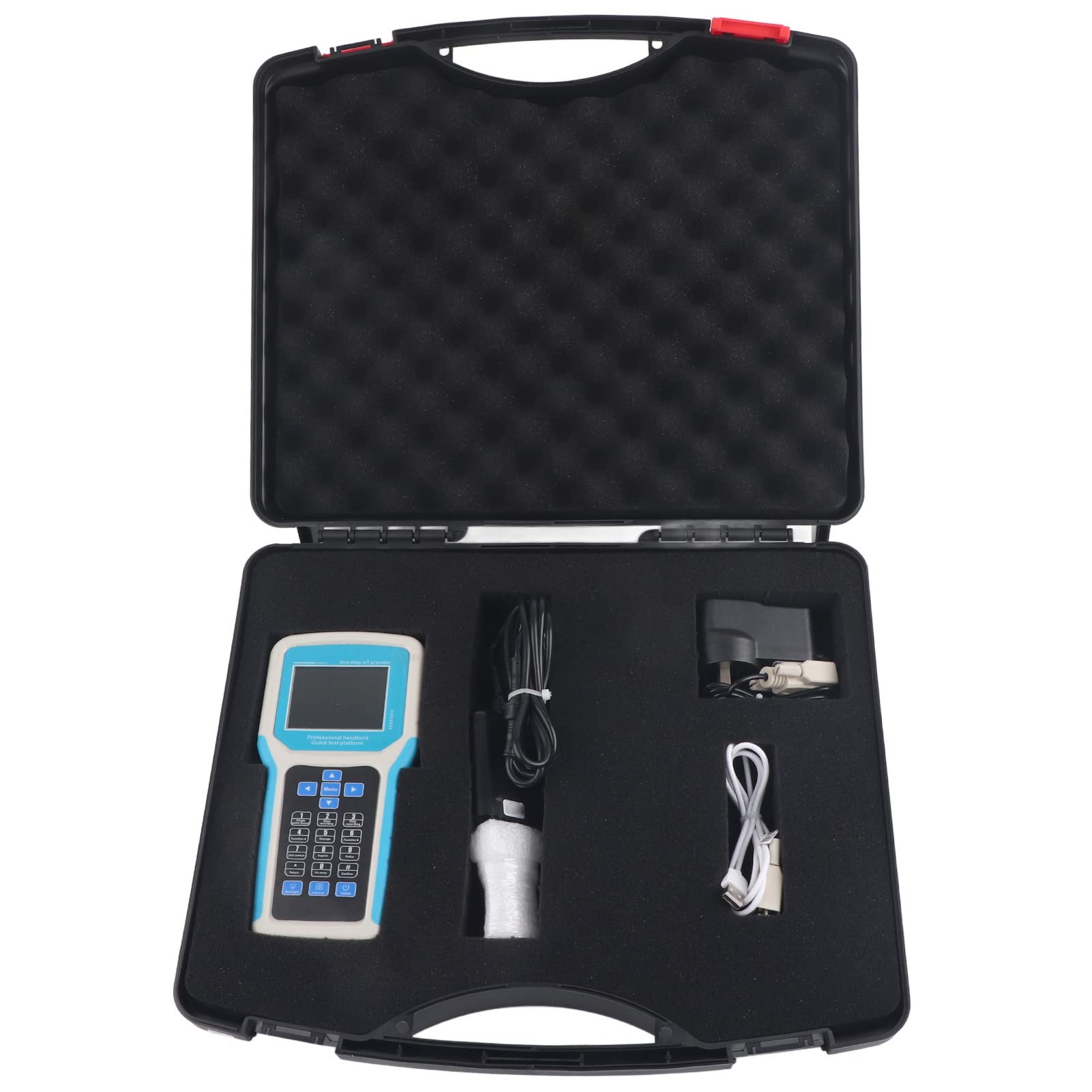Comprobador de Suelos, Pantalla LCD Medidor de Suelo de Fertilizantes para Plantas, Humedad, Temperatura, Conductividad, Nitrógeno, Fósforo Y Ph 7 en 1 Kit de Medidor de Suelo, Registro de Datos(#3)