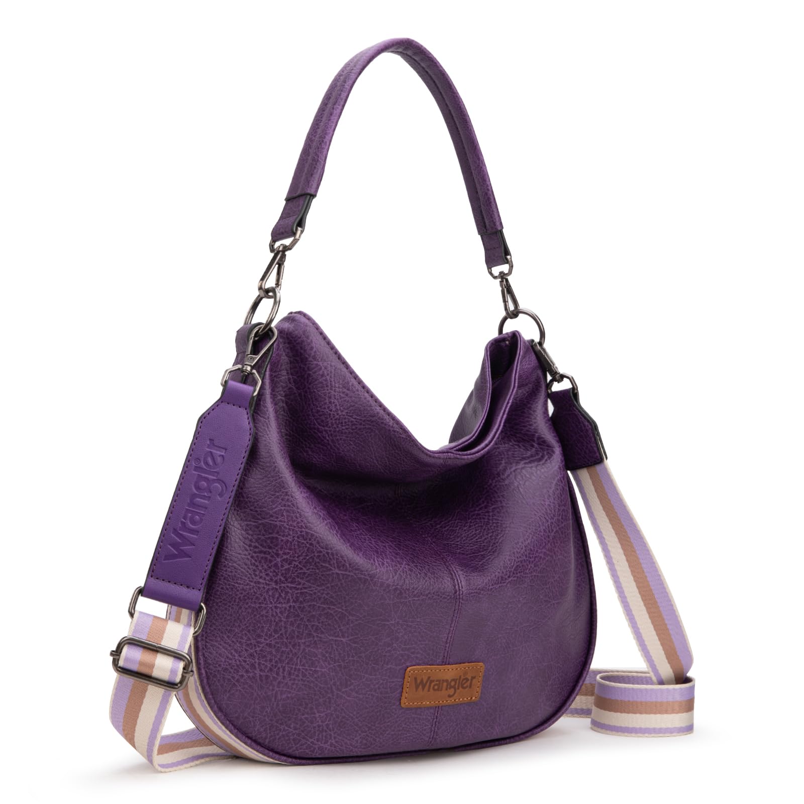 Wrangler Hobo Bags Large Crossbody Bag for Women Shoulder Purse Handbags with Adjustable Strap
