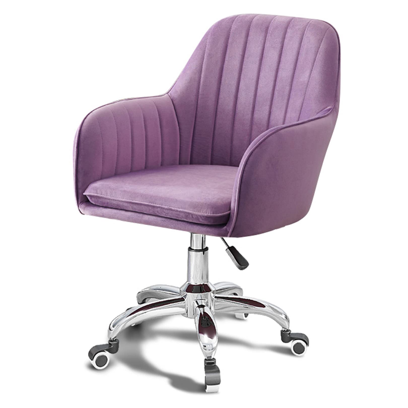 METTEOR Office Chair with Lumbar Support Adjustable Swivel Desk Chair for Home and Office Use table Cuter Chair for Work and Gaming (Violett)