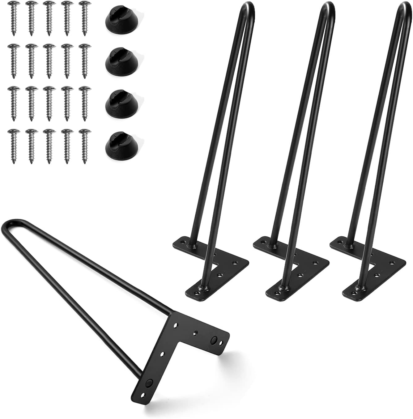 Ironalita 14 Inch Hairpin Legs for Furniture Set of 4, Heavy Duty
