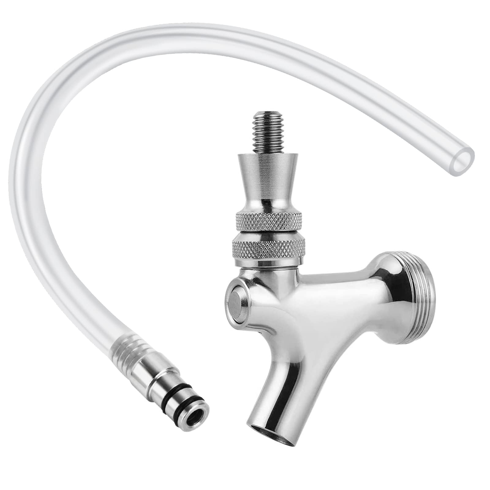 Buy Dbgogo All Stainless Steel Draft Faucet Growler Filler Tubing Kit
