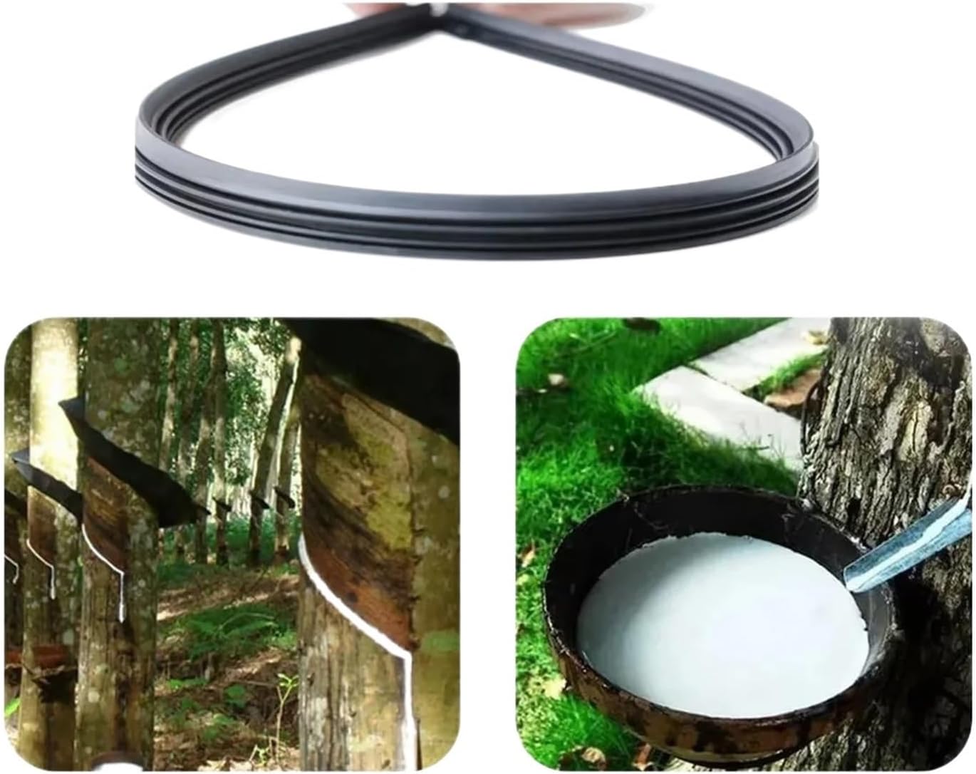 Car Wiper Blades Natural Rubber Strip Compatible with 6mm Frameless Wiper Blades 14"16"17"18"19"20"21"22" 24"26"28"30"Trimmable Wiper Rubber Strip(20 inch)