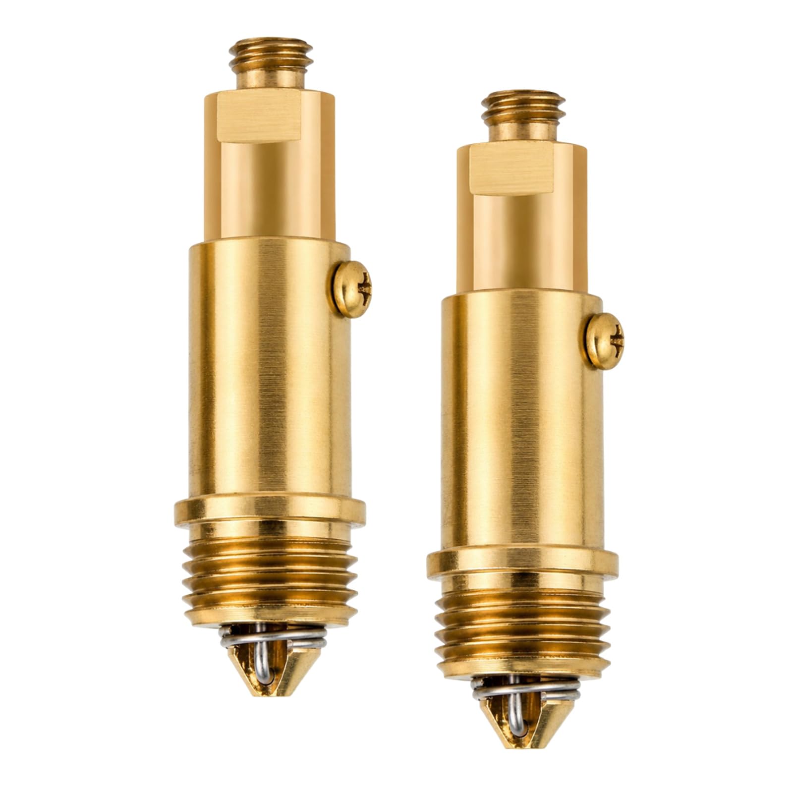 2 Pack Pop Up Bath Plug Replacement, Pop Up Sink Plug Replacement, Universal Basin Clack Slotted Plugs Bolt Assembly Internal Spring Brass Bolt For Bathroom Bathtub Sink Drain Stopper (28mm)