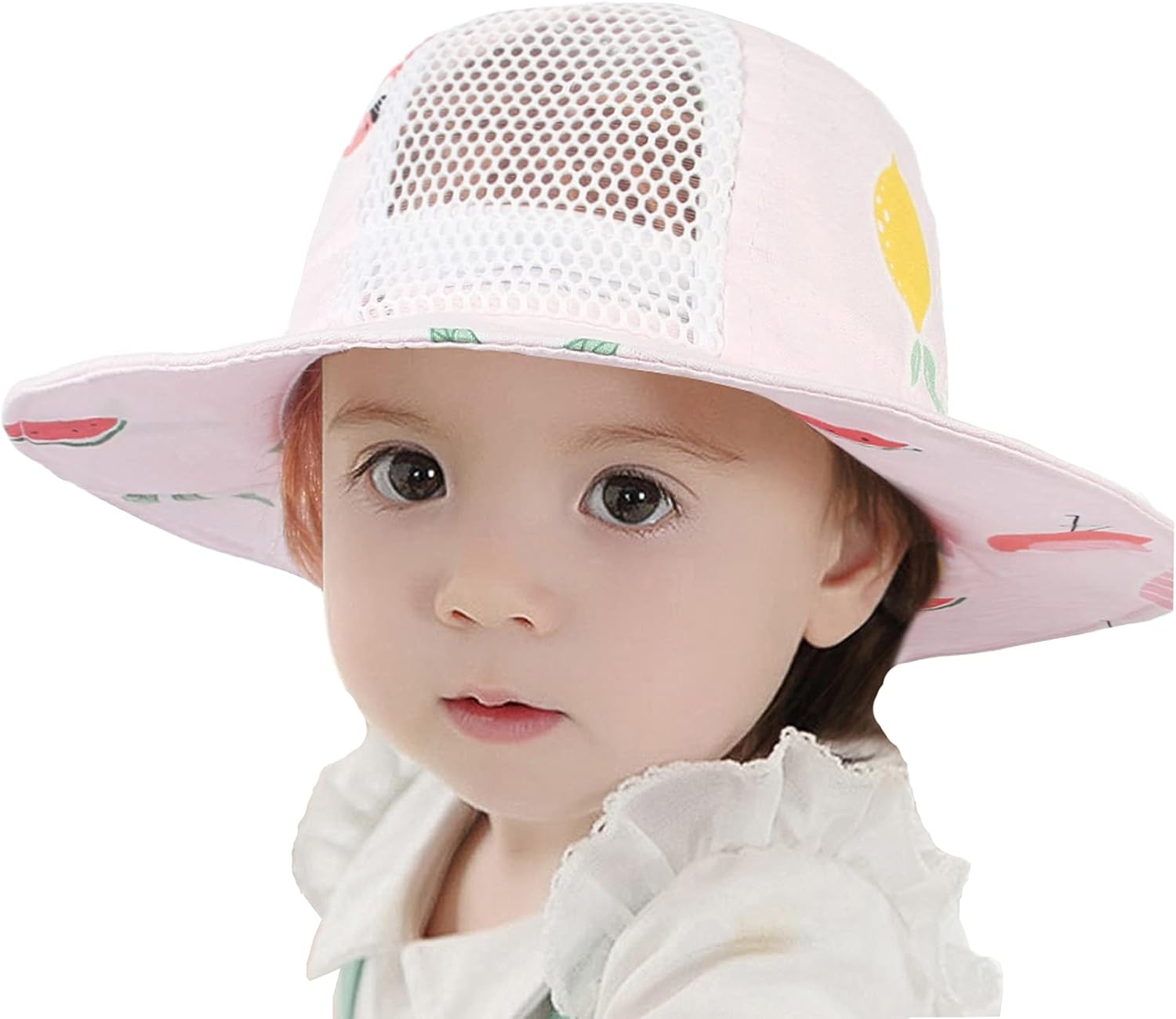GEMVIE Baby-Sonnenhut für Kleinkinder, Kinder, Netzstoff, atmungsaktive Baumwolle, Sonnenschutz ...