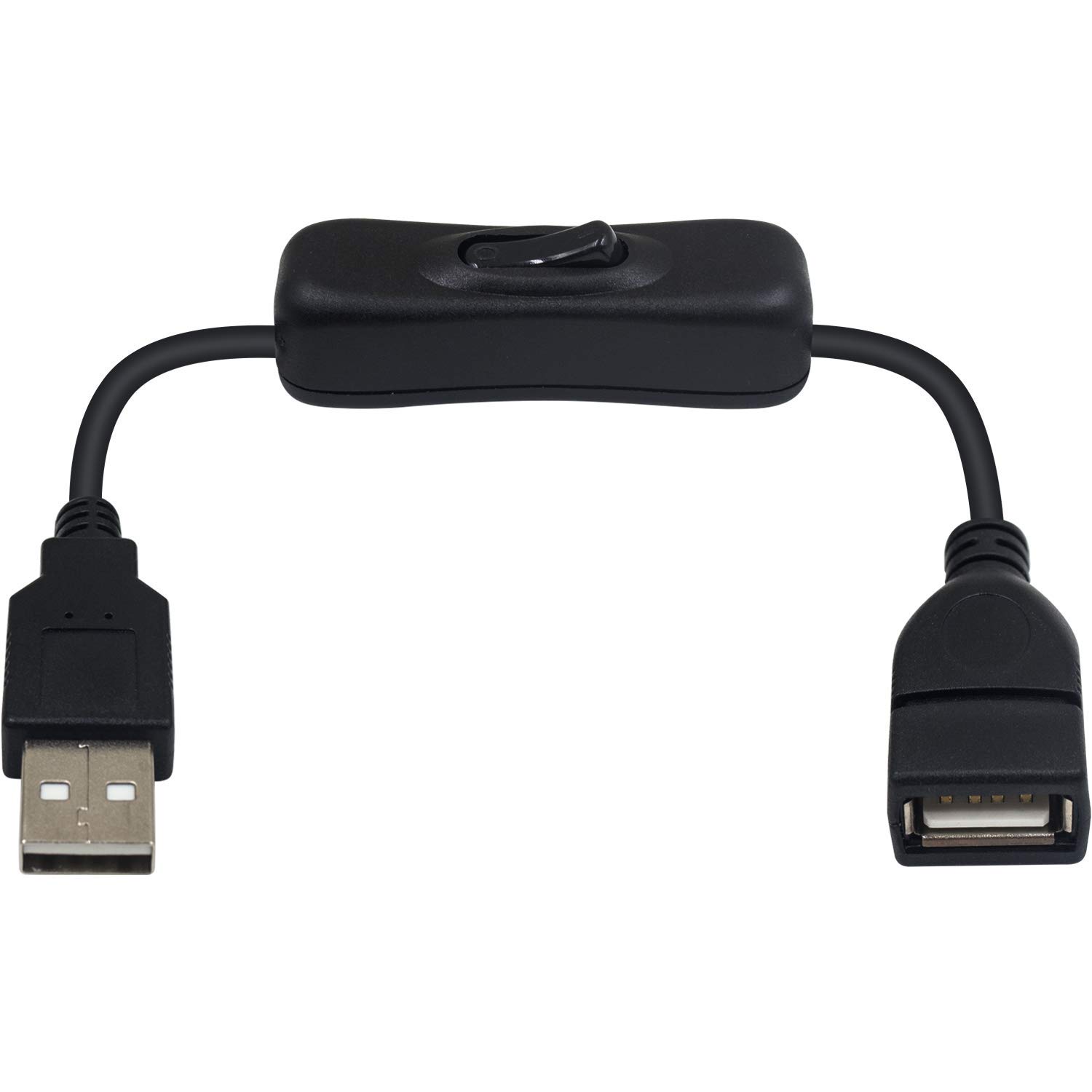 Poyiccot USB Cable with On/Off Switch, Male to Female USB