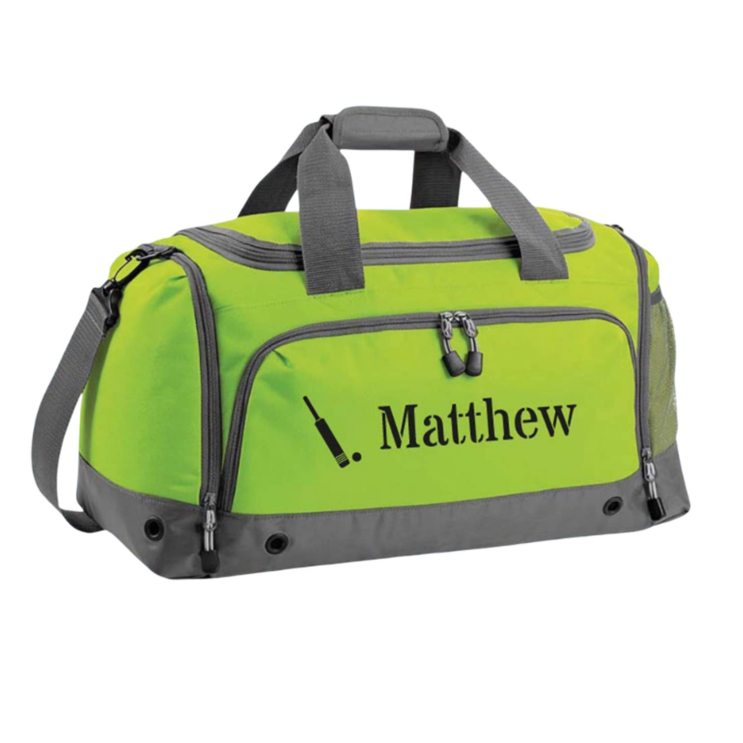 Personalised Premium Holdall Bag (Lime)
