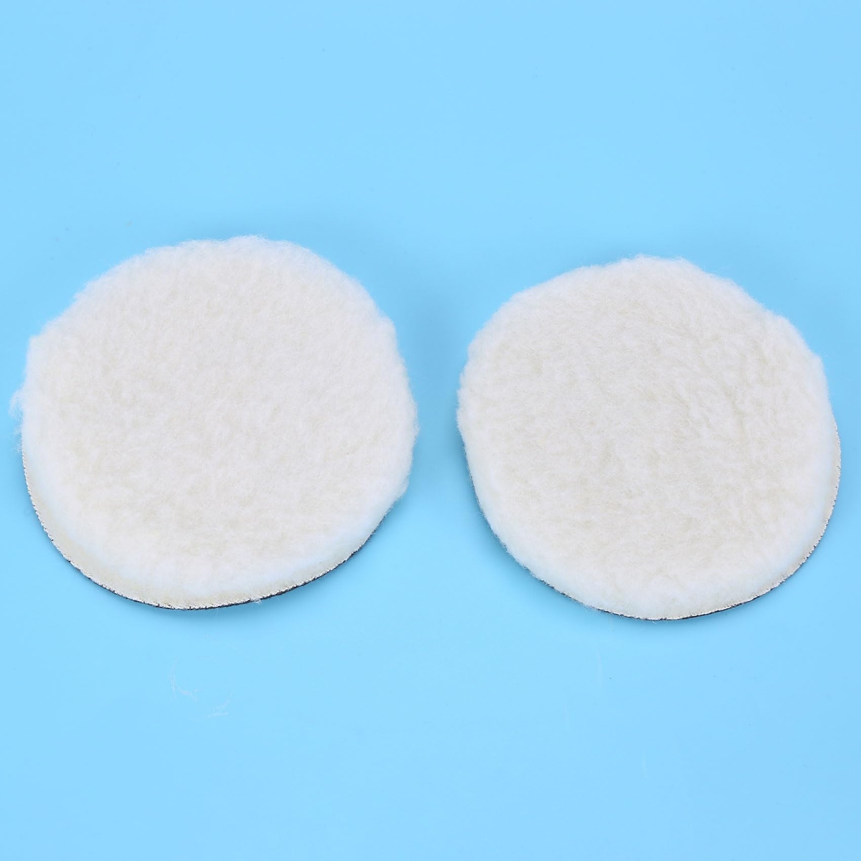 100 Pcs 125 mm Almohadilla de Pulido para Automóviles Pulgada de Pulido de 5 Pulgadas Pulidoras de Lana Pulidor de Bonete Pulido para el Cuidado de la Pintura de Coches