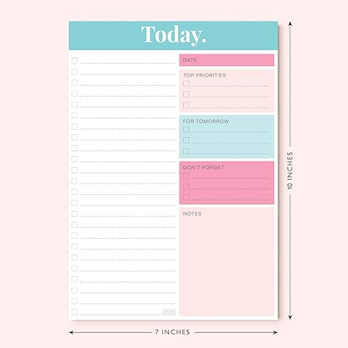Miniatura 2 de Sweetzer & Orange Daily Planner 2026, Undated Planner To Do List Notepad. 7x10” Day Schedule Logbook. Checklist Productivity Organizer, Work