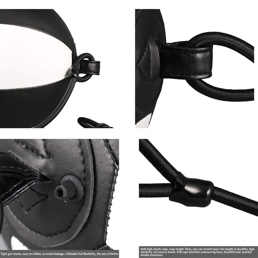 Boxsäcke Doppelendball Boxball Speed-Trainingsball Aufblasbare Doppelendsäcke Lel Boxball Speed-Trainingsball Aufblasbare Doppelendsäcke Leder Speed Bag Boxing Speed Ball Leder Boxball Speed