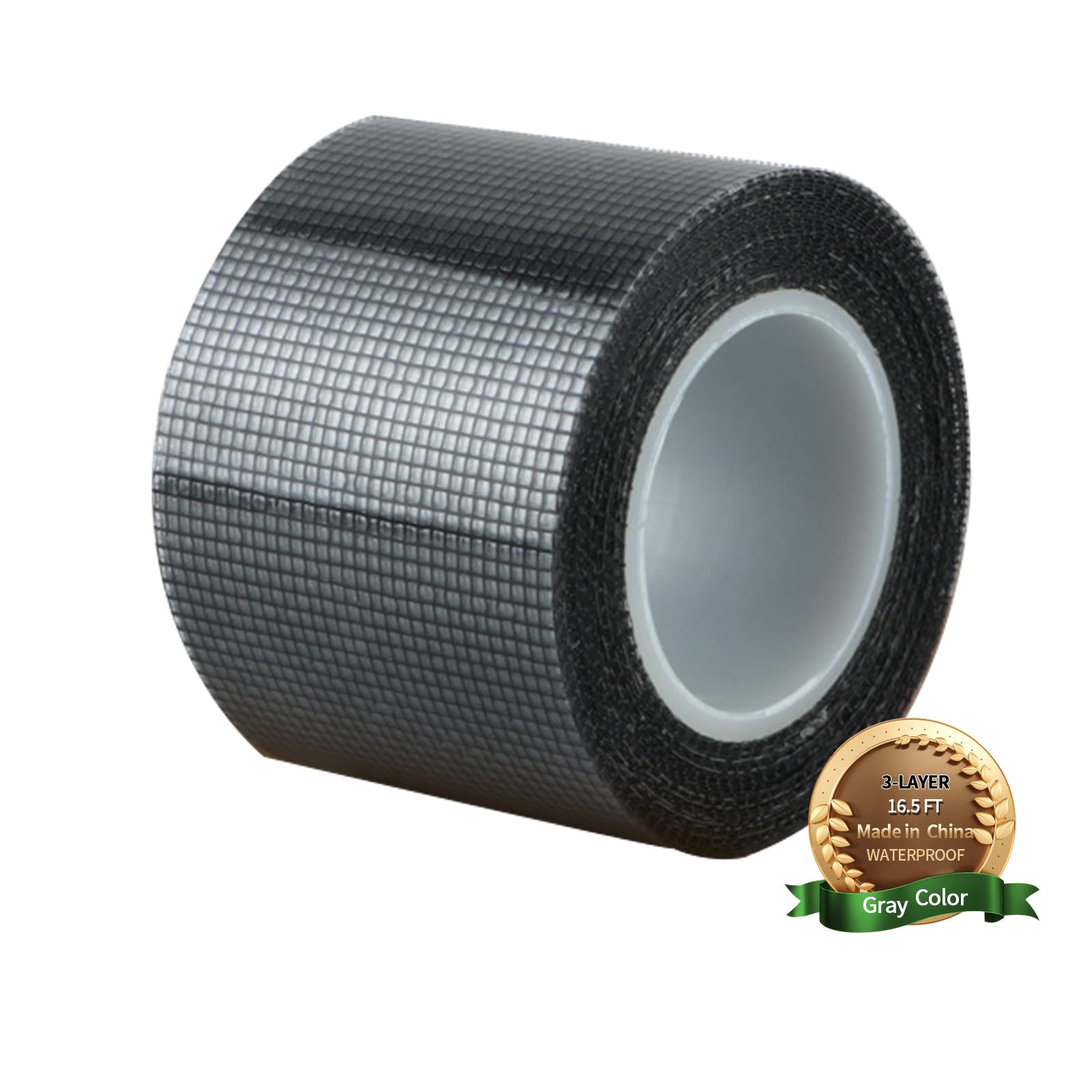 Window Screen Repair Kit 16.5FT 3-Layer Strong Adhesive & Waterproof Tape Fiberglass Covering mesh-Screen Door Patch Repair Kit for Windows or