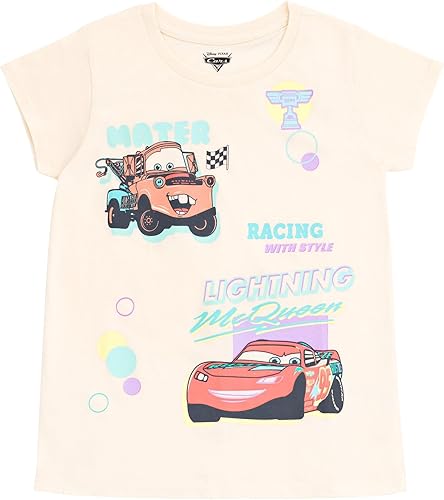 Miniatura 5 de Disney Paquete de 2 camisetas florales para bebés y niños grandes (12 meses - 14-16)