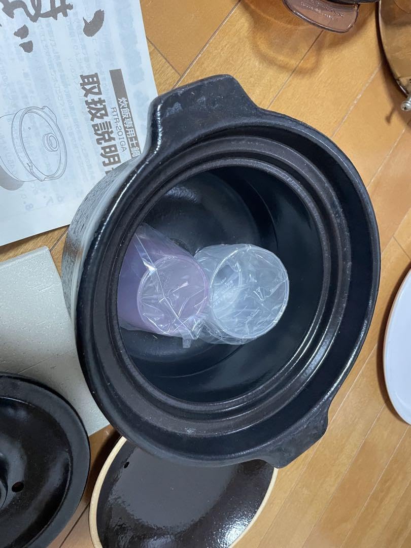 リンナイ ビルトインコンロ専用土鍋RTR-20IGAかまどさん自動炊き 専用炊飯土鍋「かまどさん自動炊き」（2合炊）【型番：RTR