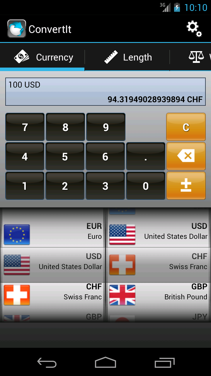 Unit & Currency Converter - App on the Amazon Appstore