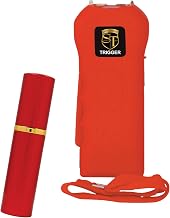 Back to School Bundle Red Safety Technology 75 MIL Trigger Stun Gun and Lipstick Pepper Spray - Lot of 2 as Shown