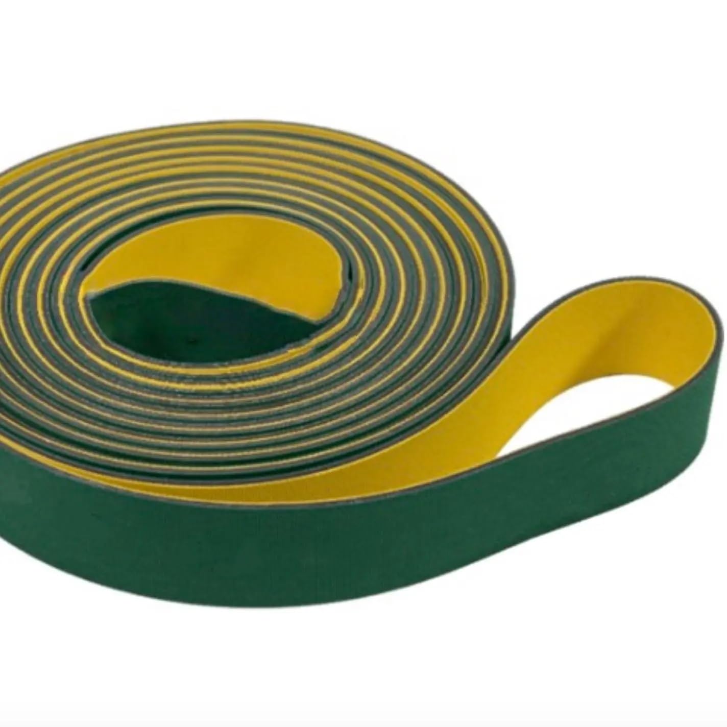 Correa de Nailon Plana 2mm 800mm-3600mm 3000x35x2 Amarillo-Verde