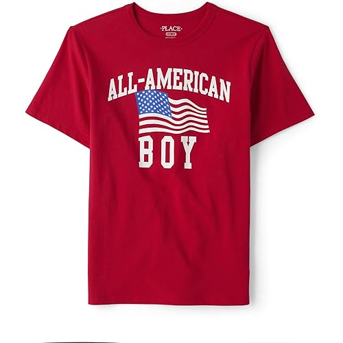 The Children’s Place Boys’ Short Sleeve Graphic T-Shirt
