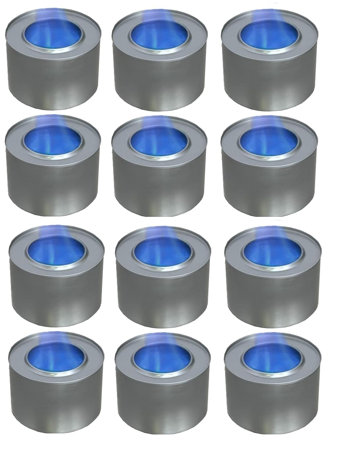 KRUM Wax/Fuel For Chafing Dish Ethanol No Smoke Caterer Dish Warmer Gel | Buffet Heat Burners With Gel Technology For Outing, Picnic, Party, Hotel Cafe Food Upto 4 Hour Per Can Pack of (20)-picture-30