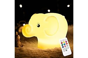 CHWARES Elephant Nursery Night Lights