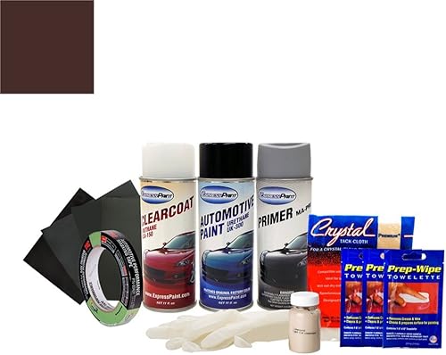 Miniatura 9 de Tarro de medio onza para pintura de retoque automotriz Mercedes-Benz CLS  Havanna Metallic Clearcoat 0420042  Paquete de valor