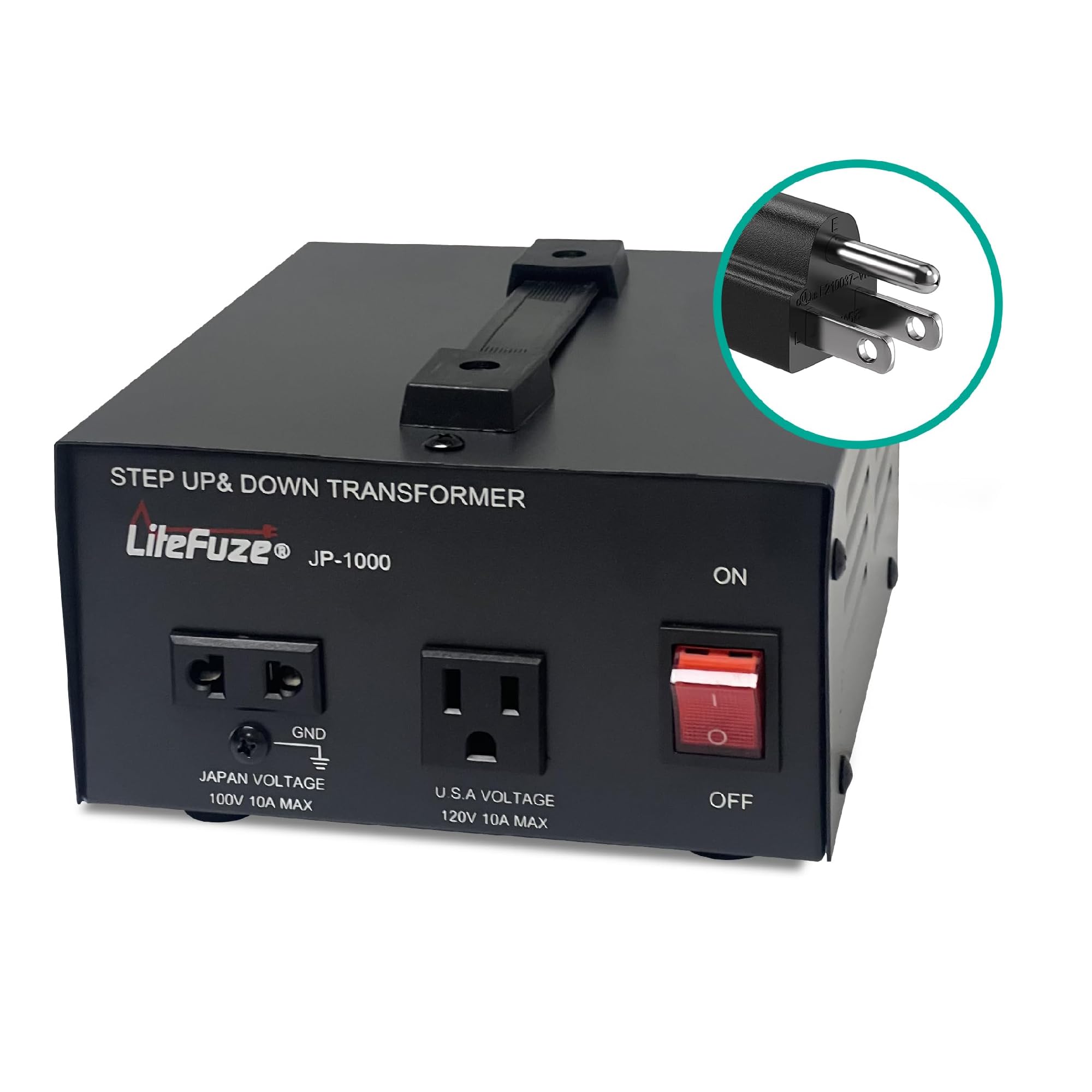Amazon.com: LiteFuze 1000W Step-Up/Step-Down Transformer with Dual