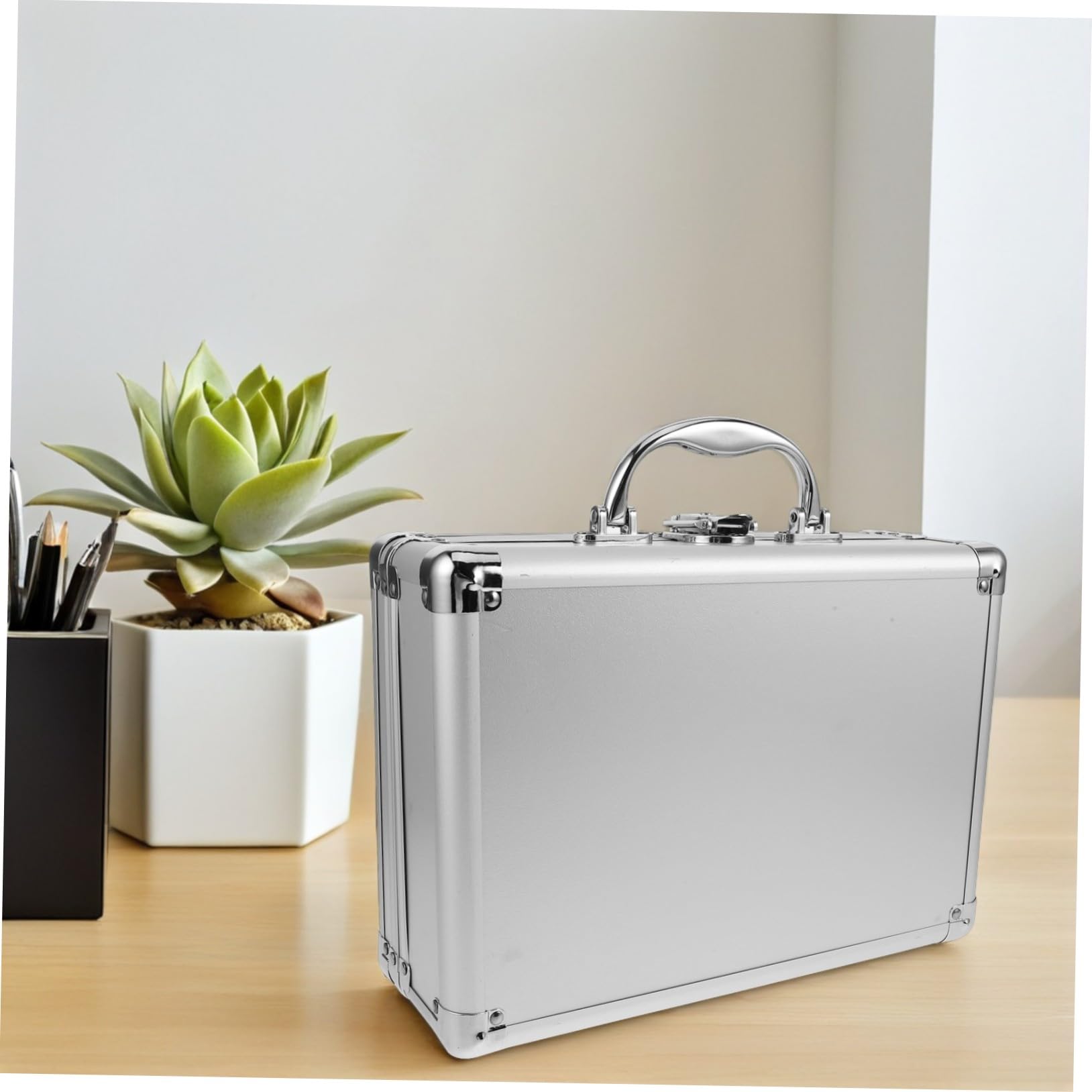 Aluminiowa Walizka Transportowa Aluminiowa Skrzynka Narzędziowa Twarda Obudowa Mikrofonu Tragbar Leere Metallbox Przenośny Organizer Do Przechowywania Aluminiowe Walizki Do