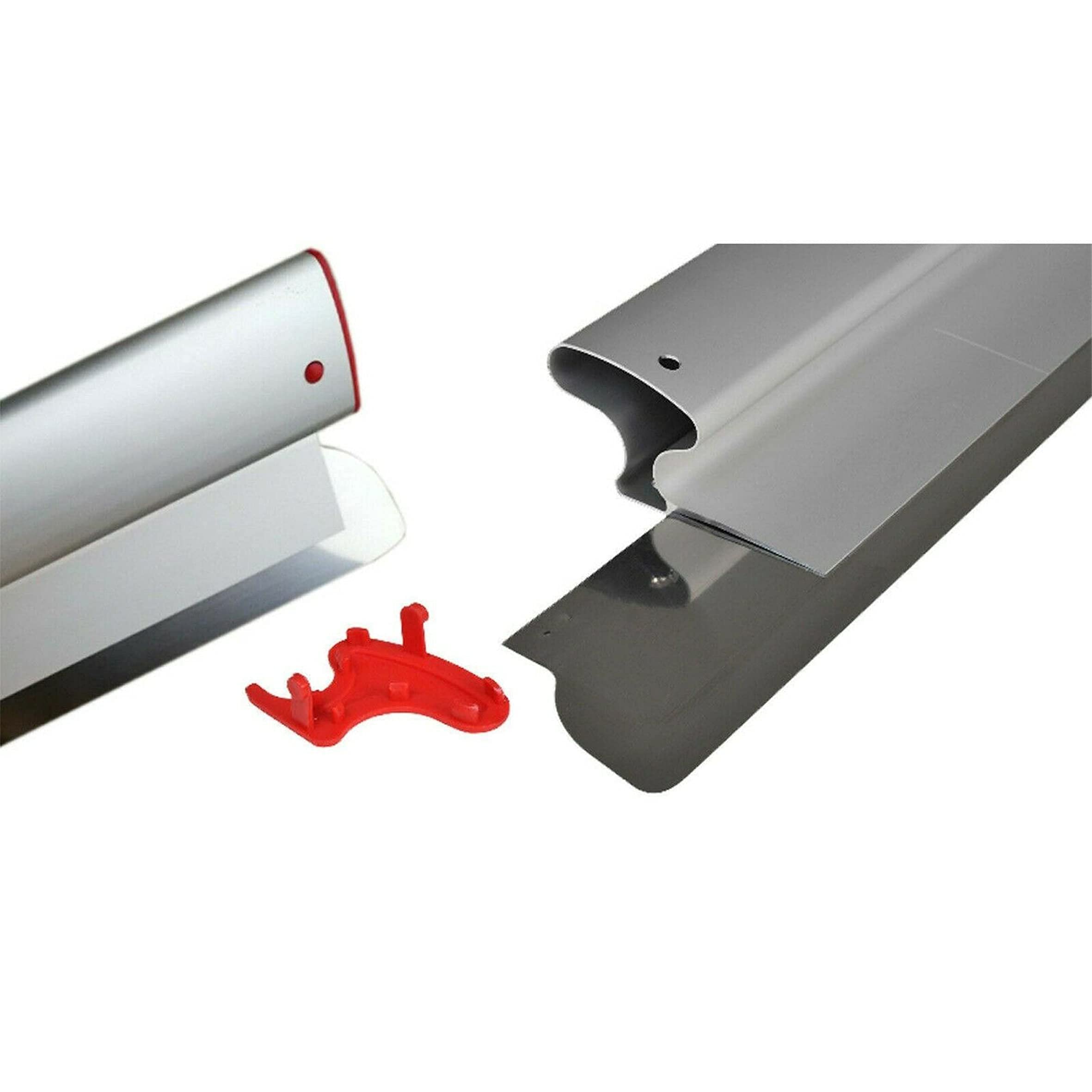 ErgoPlane CT01 - Espátula profesional (1000 mm, hoja de acero inoxidable de 0,3 mm, mango ergonómico de aluminio)