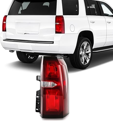 SCITOO Conjunto de luz trasera para Chevrolet Suburban 2015-2020 para Chevrolet Suburban 2015-2020 para Chevrolet Tahoe lámpara trasera lado del