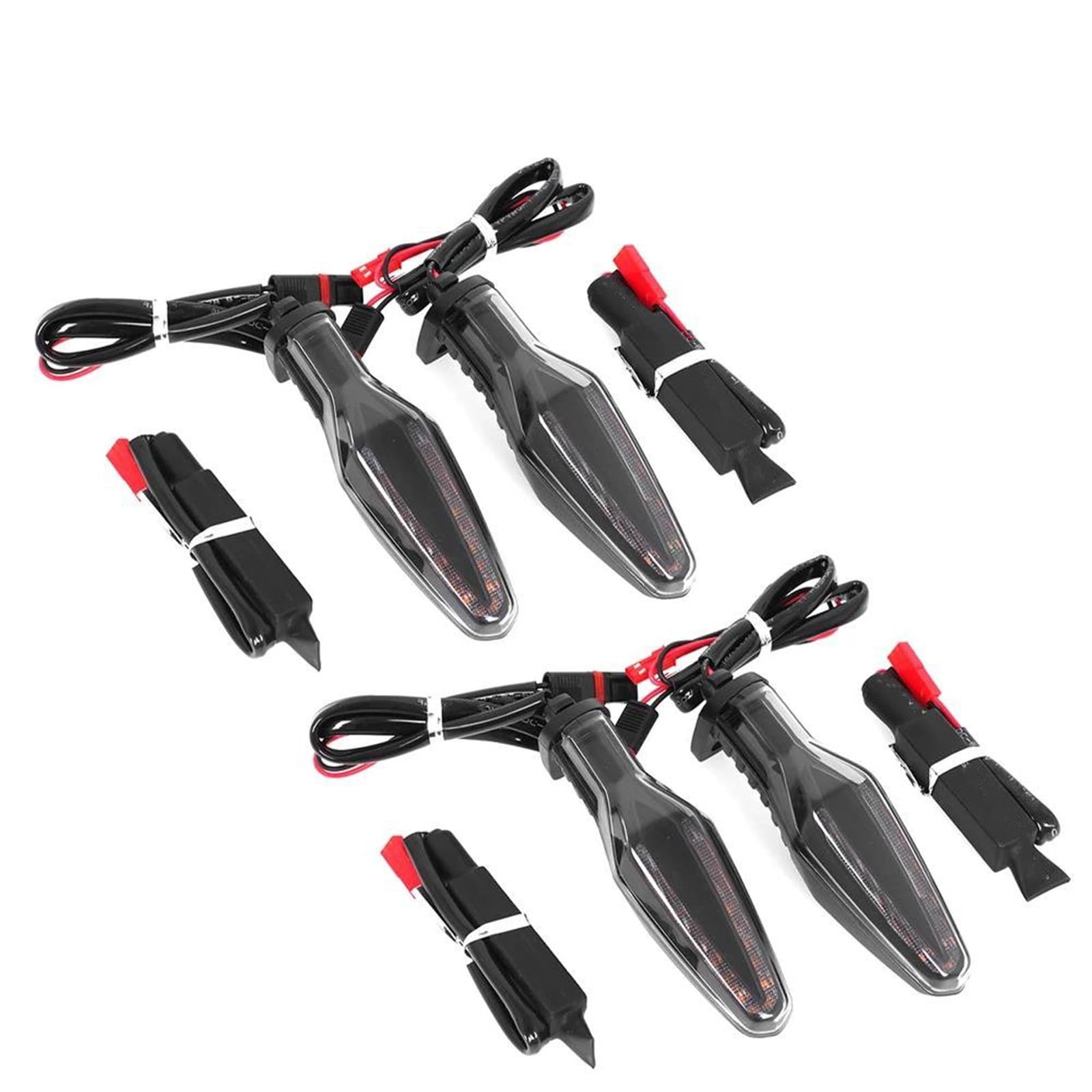 Moto Indicatore Indicatori Indicatore Luminoso di Svolta per Moto Lampada Lampeggiante Impermeabile per B&MW S1000 RR G310GS G310R R Nove T Scrambler Puro Urbano Luci Stop(Fumo 4 Pezzi)