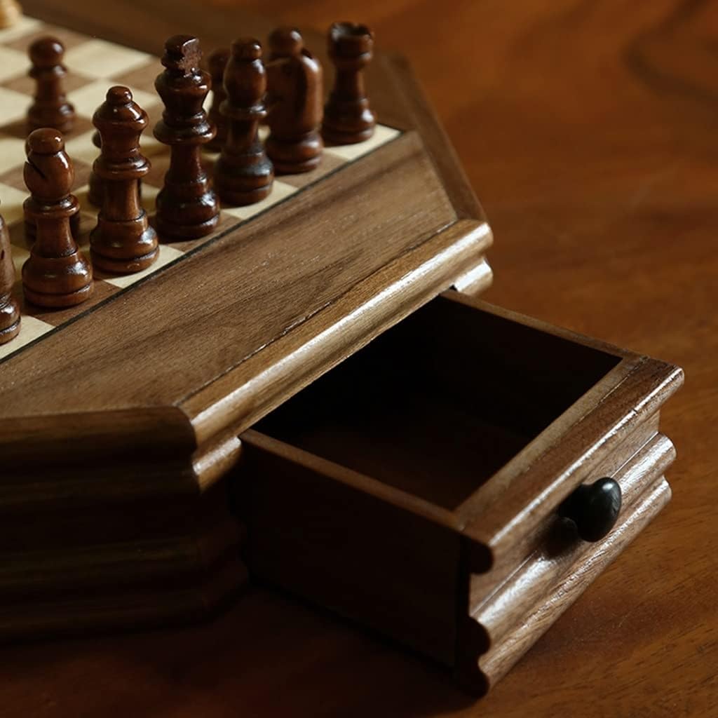 Jeux d'échecs magnétiques en Bois Grand Jeu d'échecs Tournoi échecs