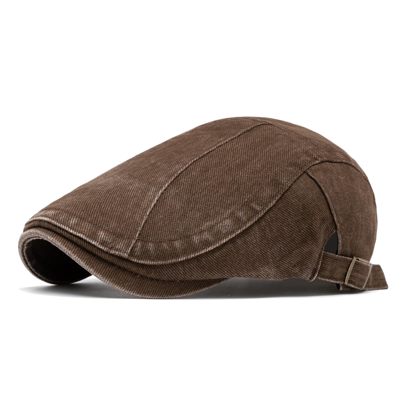 Quanhaigou Unisex Denim Newsboy Hats Flat Ivy Gatsby Cabbie Driving Berets Hat Cotton Dad Cap for Men Women