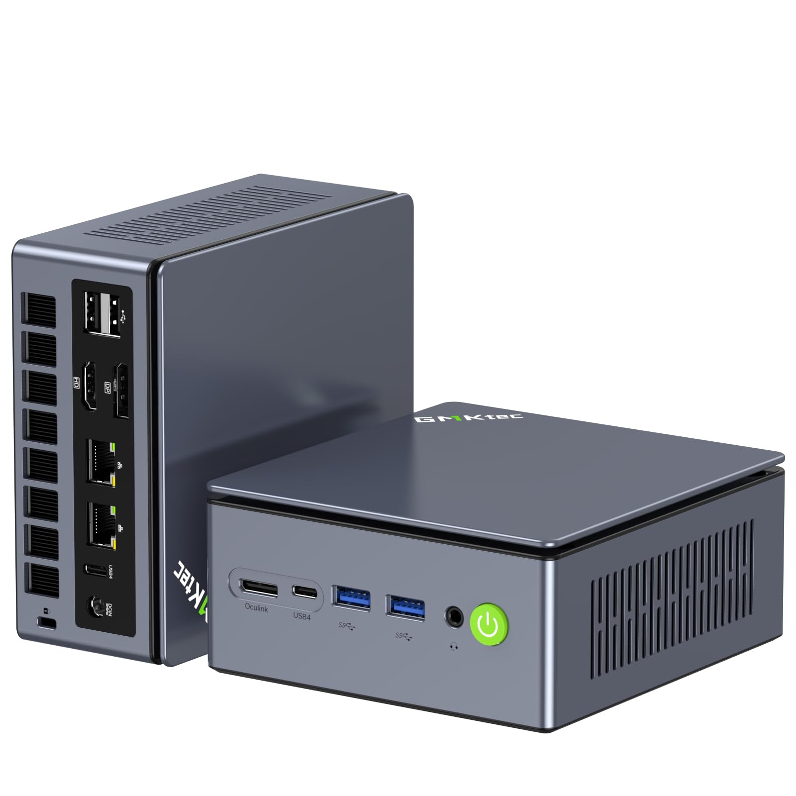 GMKtec Mini PC Gaming M7 Ultra - Ryzen 7 PRO 6850U (8K/16T, fino a 4,7 GHz, più sicuro di 6800H), Dual 2.5G LAN, Quad-display, 16GB DDR5 + 512GB SSD, Oculink, USB4, HDMI 2.1 - per giochi, ufficio e