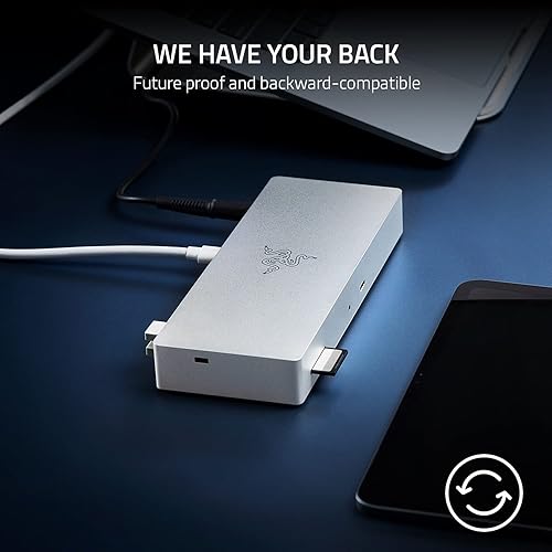 Miniatura 6 de Razer Base Thunderbolt 4 Certificado Thunderbolt 4 - 10 puertos en 1 - Salida dual 4K o única 8K - Hub USB A y C, 2.5 GbE Thunderbolt 3, Mac y PC