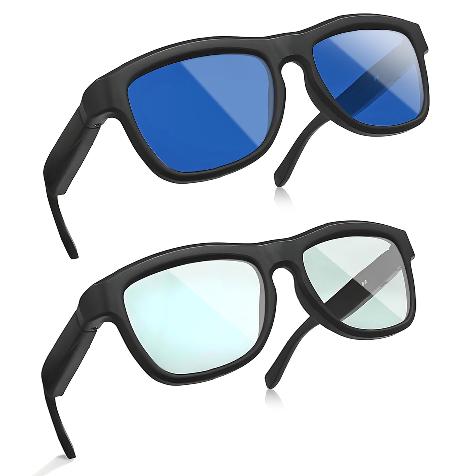 Smart Bluetooth Audio Glasses with Active Electrochromic Dimming, Hands-Free Calls & Music, AI Assistant & Productivity, Wearable Tech Glasses for Business/Travel/Sports, Ideal Gifts for Men Women-image-10