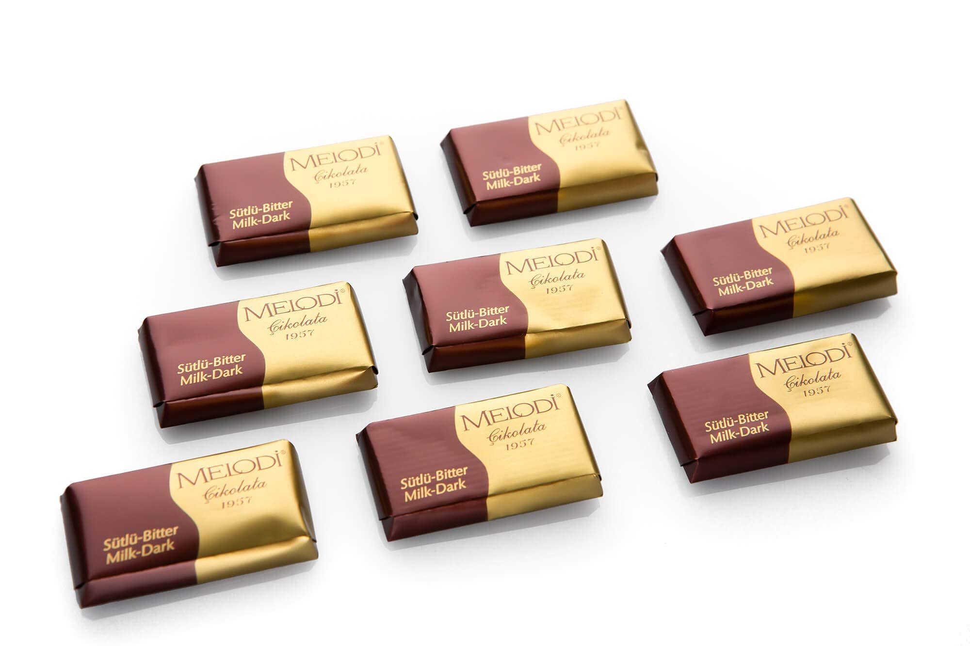 Buy Melodi Milk & Dark Chocolate Bars Bulk Individually Wrapped Candy