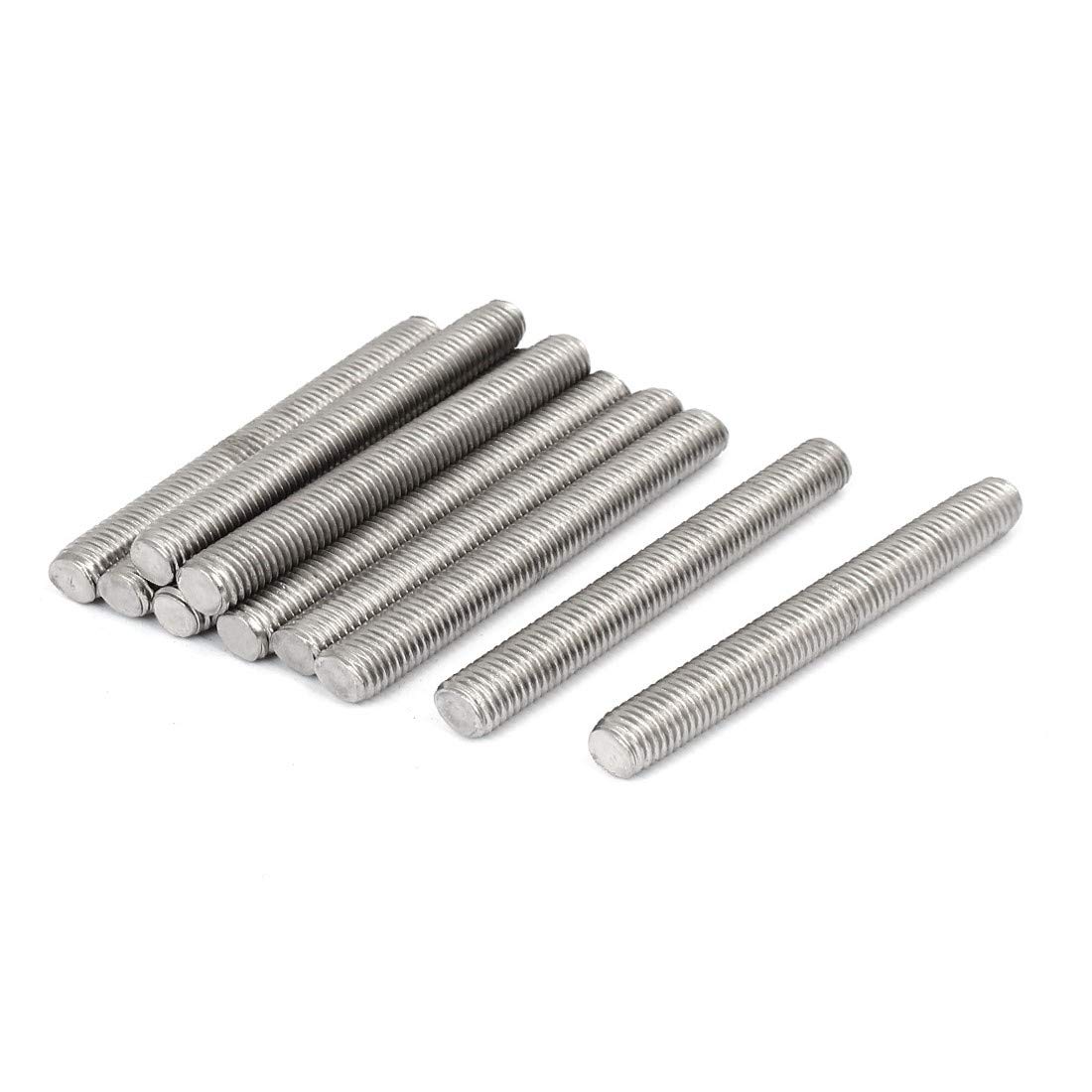 New Lon0167 M10 x Featured 90mm 1.5mm Pitch reliable efficacy 304 Stainless Steel Fully Threaded Rods Bar Studs 10 Pcs(id:39a 92 08 379)