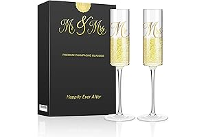 Mr and Mrs Champagne Flutes: The Epitome of Elegance for Cherished Celebrations