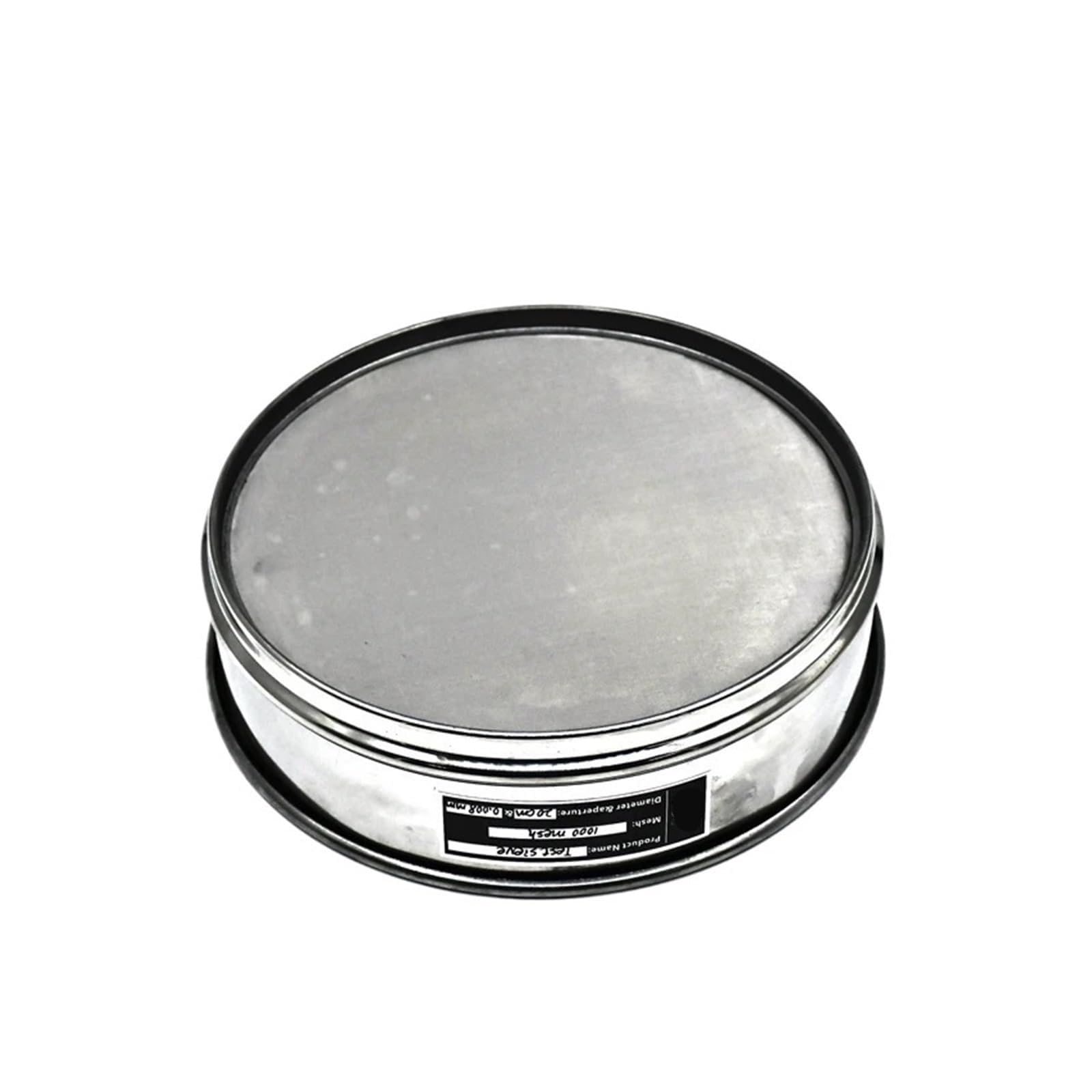 Sito testowe do analiz laboratoryjnych — oczka 20 cm, 1000, wielkość porów 0,008 mm, trwała stal nierdzewna 304