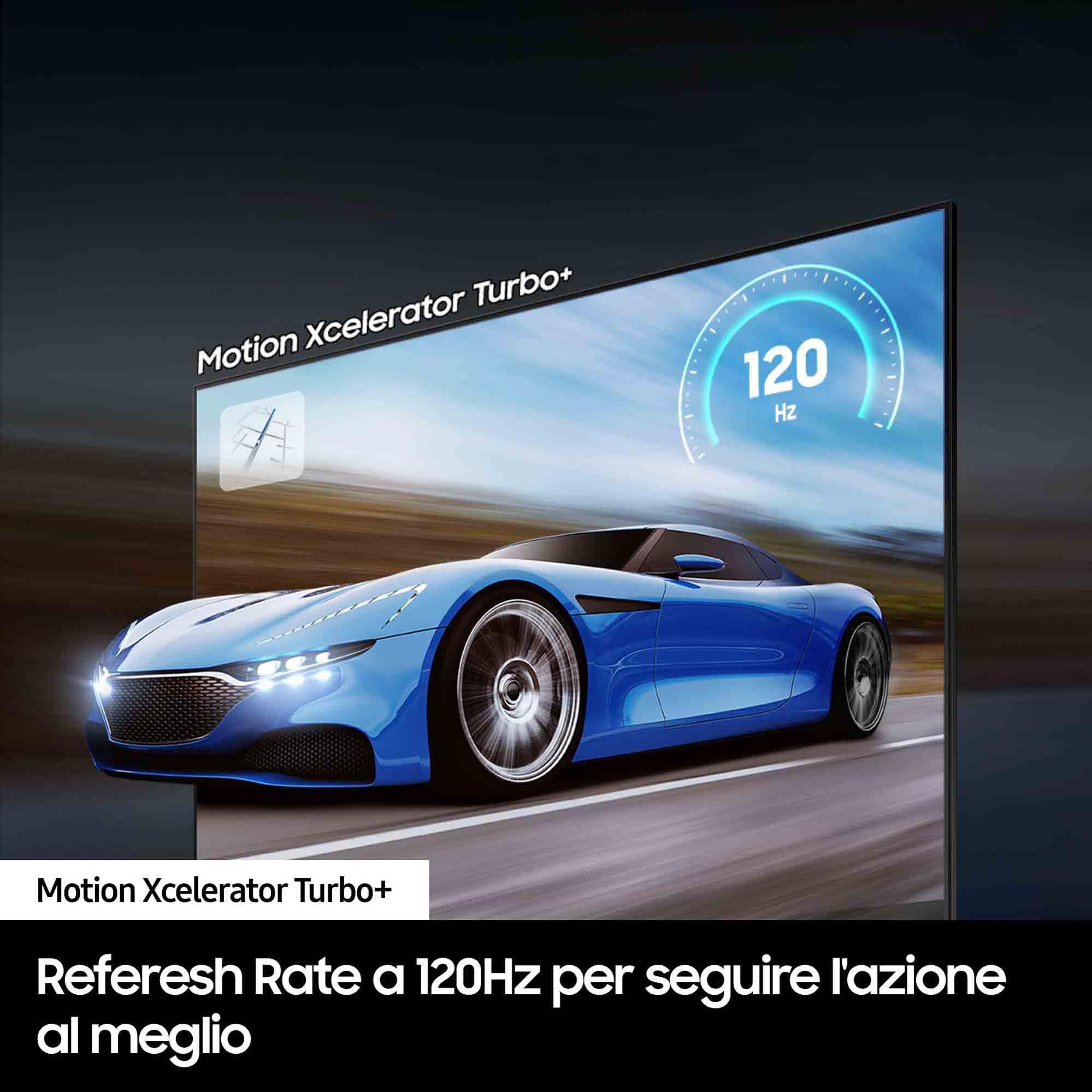 Samsung TV QE75Q70DATXZT QLED 4K, Smart TV 75" Quantum processor 4K, AirSlim, DVBT-2, Q-Symphony & OTS Lite, Integrato con Alexa e Bixby, compatibile con Google Assistant, Black 2024