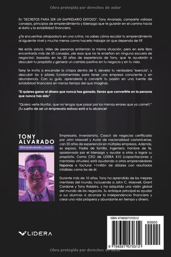 Miniatura 2 de Secretos para ser un empresario exitoso lo que no te enseñan en ninguna escuela de negocios (Spanish Edition)