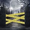 3 Rolls Halloween Fright Tape Halloween Warning Tape Caution Tape Yellow Barrier Tape Hazard Tape Keep Out Tape Enter If You Dare Prop Haunted Horror Tape Scare Decoration for Outdoor Bat Zombie Party