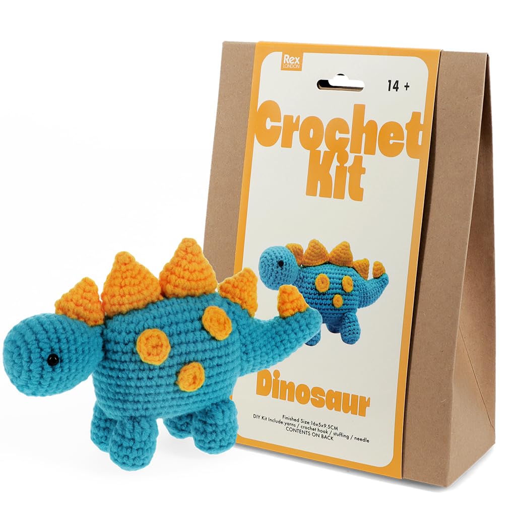 Rex London Dinosaur Crochet Kit