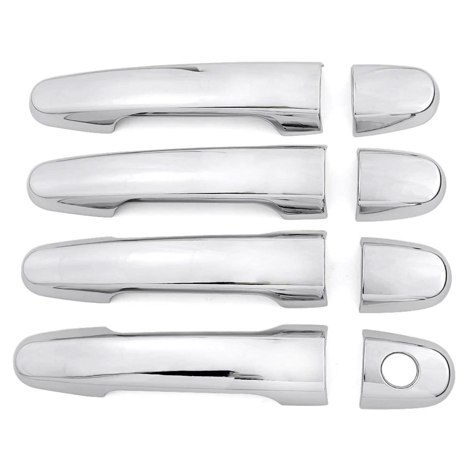 Zapora Style 4 For Toyota For Rav4 2001-2012 Chrome Car Door Handle Trim & Door Bowl Cover Car Styling(Style 4)