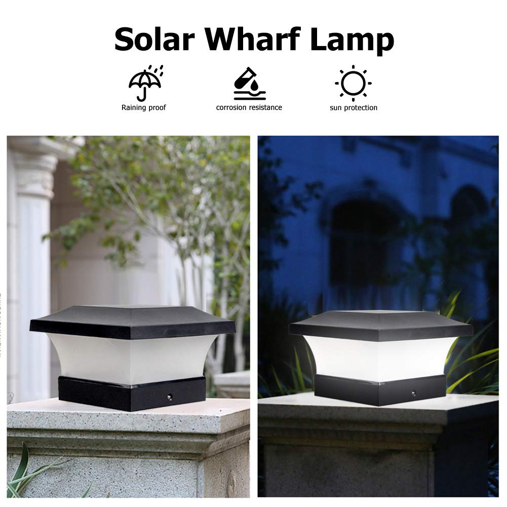Solar Yard 4er-Pack Solar-Wandleuchten – Wasserdichte LED Außenbeleuchtung Für Terrasse, Garten & Hausfassade