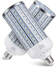 2-Pack DooVii 450W Equivalent LED Corn Bulb,5500 Lumen 6000K,Cool Daylight LED Street and Area Light,E26/E27 Medium Base,for Outdoor Indoor Garage Warehouse High Bay Barn Backyard and More - coolthings.us