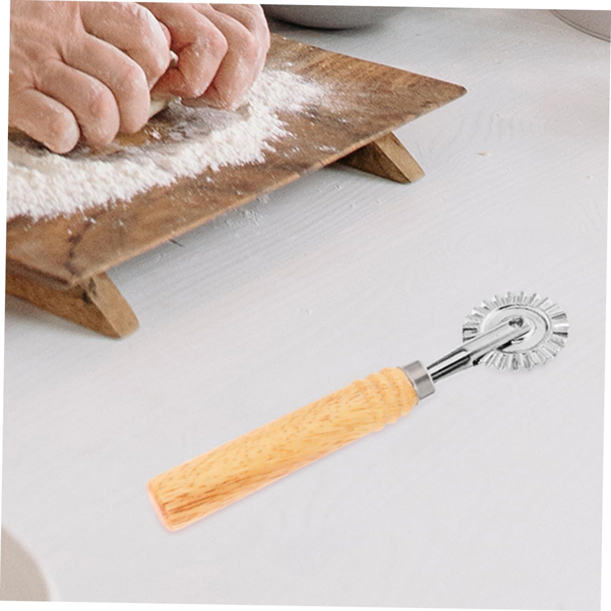 OUNONA 5sets 2pcs Alloy Noodle Lattice Roller Pastry Dough Cutter for Pizza Cookies and Pastries for Home Baking Easy Clean for Beginners Experienced Bakers 2pcs*5