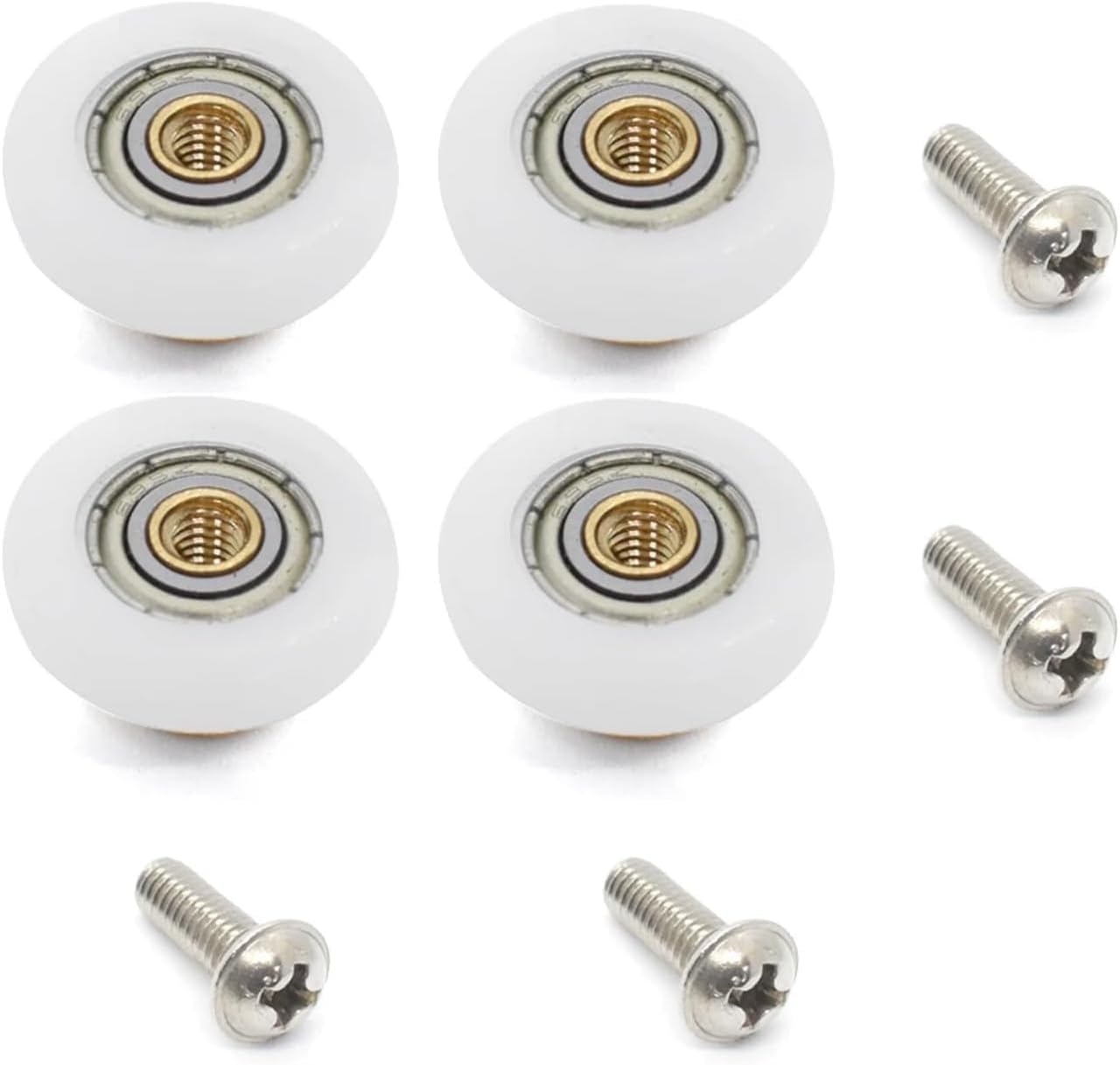 Shower Door Rollers, 10 x Shower Door Rollers/Runners/Wheels Replacement(25mm)
