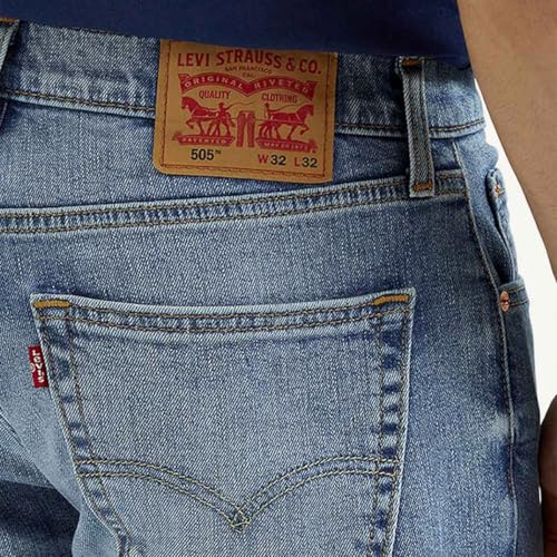 Image of Levi's Men's 505 Straight Fit Mid Rise Jeans