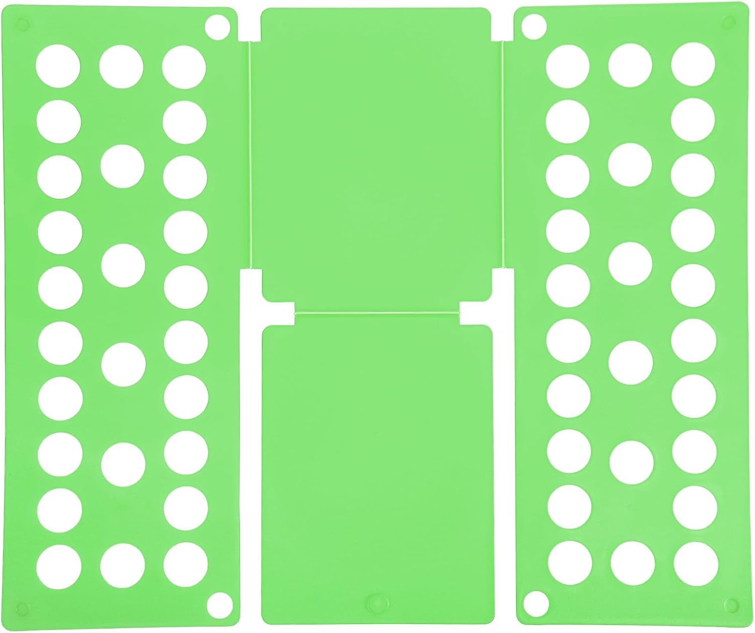 HALAMODO Cloth Folder Board, T-Shirt Clothes Folder Small Folding Board Foldable Plastic T-Shirt Organizer for Closet Wardrobe Drawer Easy Clothing Storage (Green)