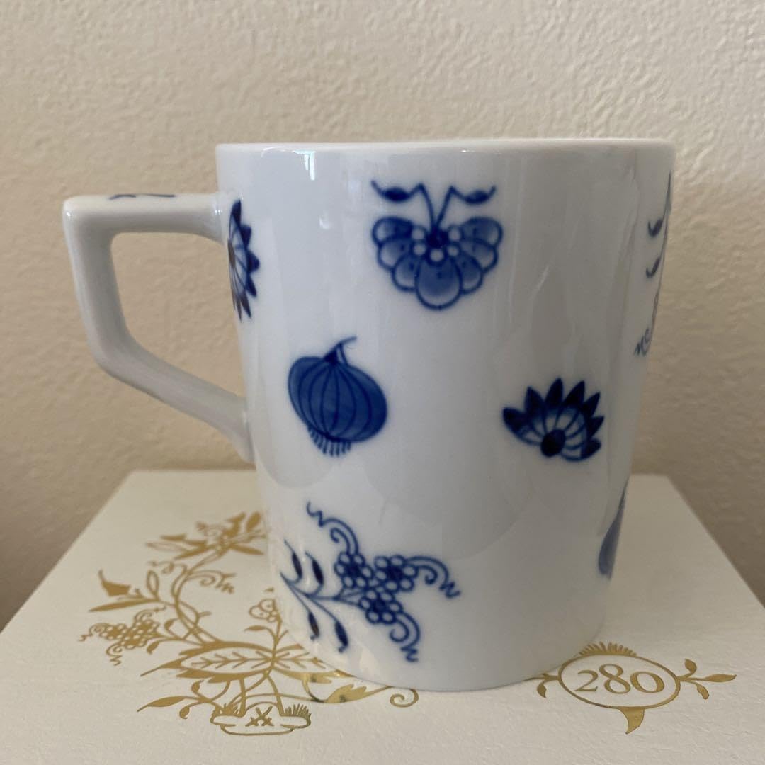 Amazon.co.jp: MEISSEN マイセン ブルーオニオン 280周年 マグ ペア 
