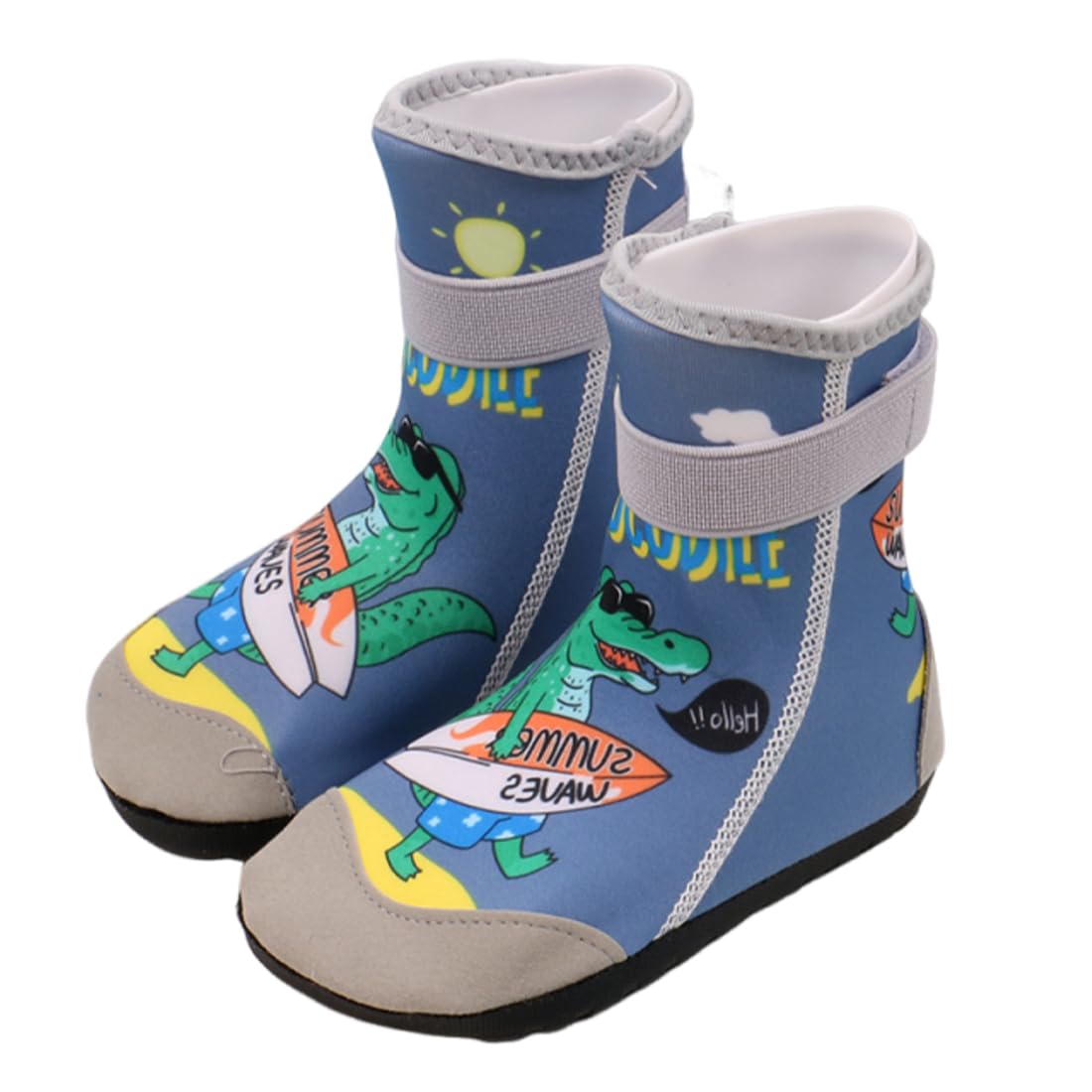 GXGM 1 Paio di Calzini da Spiaggia per Bambini - Calzari Unisex con Suola Antiscivolo, Calzari Beach, Ideali per Attività Acquatiche e di Superficie
